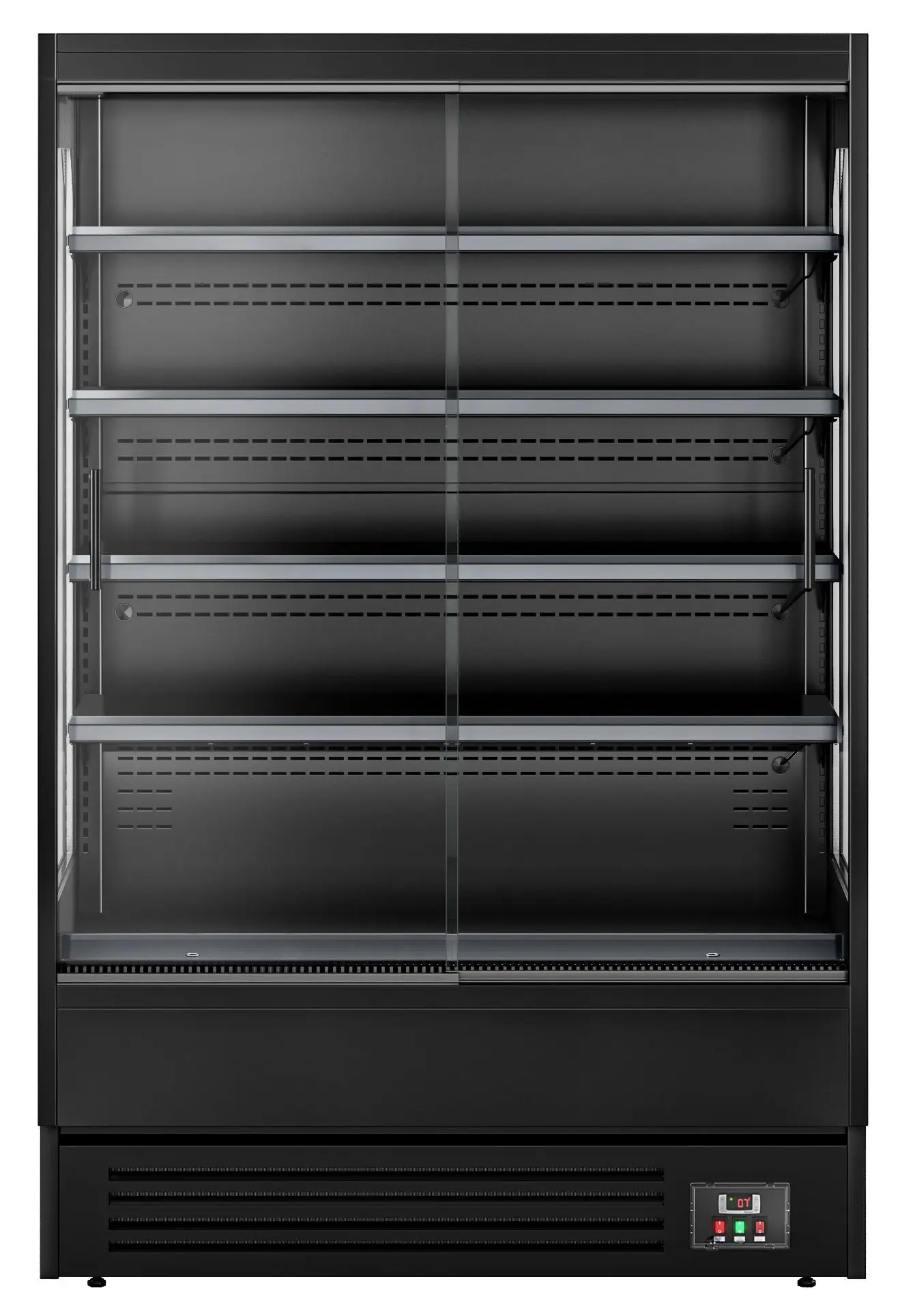 Холодильная витрина GGM Gastro WKBLS137 (Black) - 3