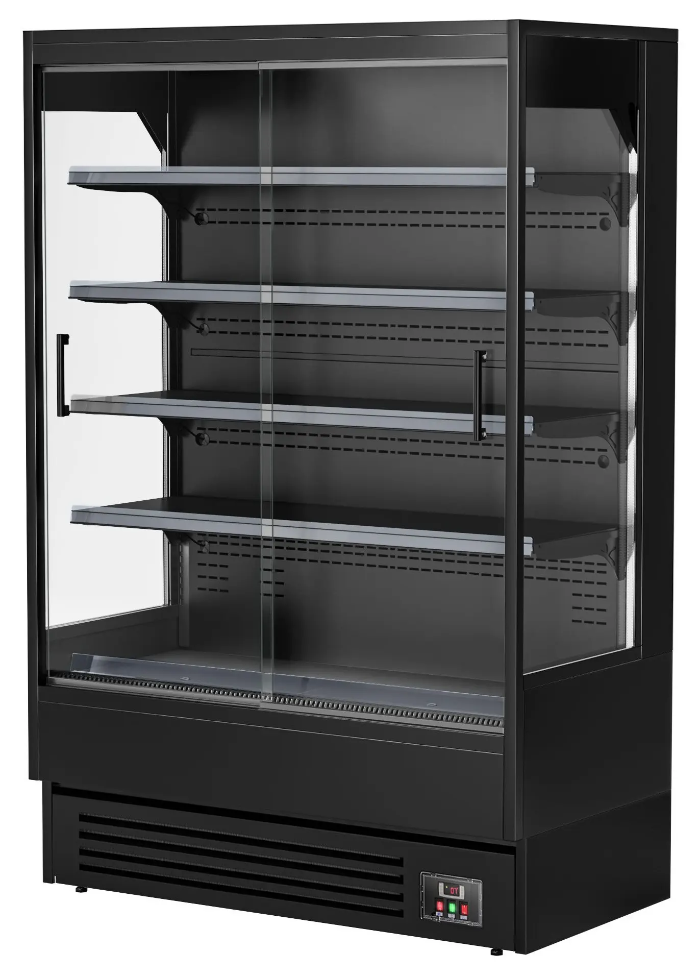 Холодильная витрина GGM Gastro WKBLS137 (Black) - 4