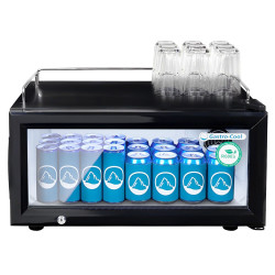 Vitrina frigorifica mini bar GGM Gastro-Cool GKSGC25 (Black) Thumb