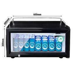 Vitrina frigorifica mini bar GGM Gastro-Cool GKSGC25 (Black) Thumb