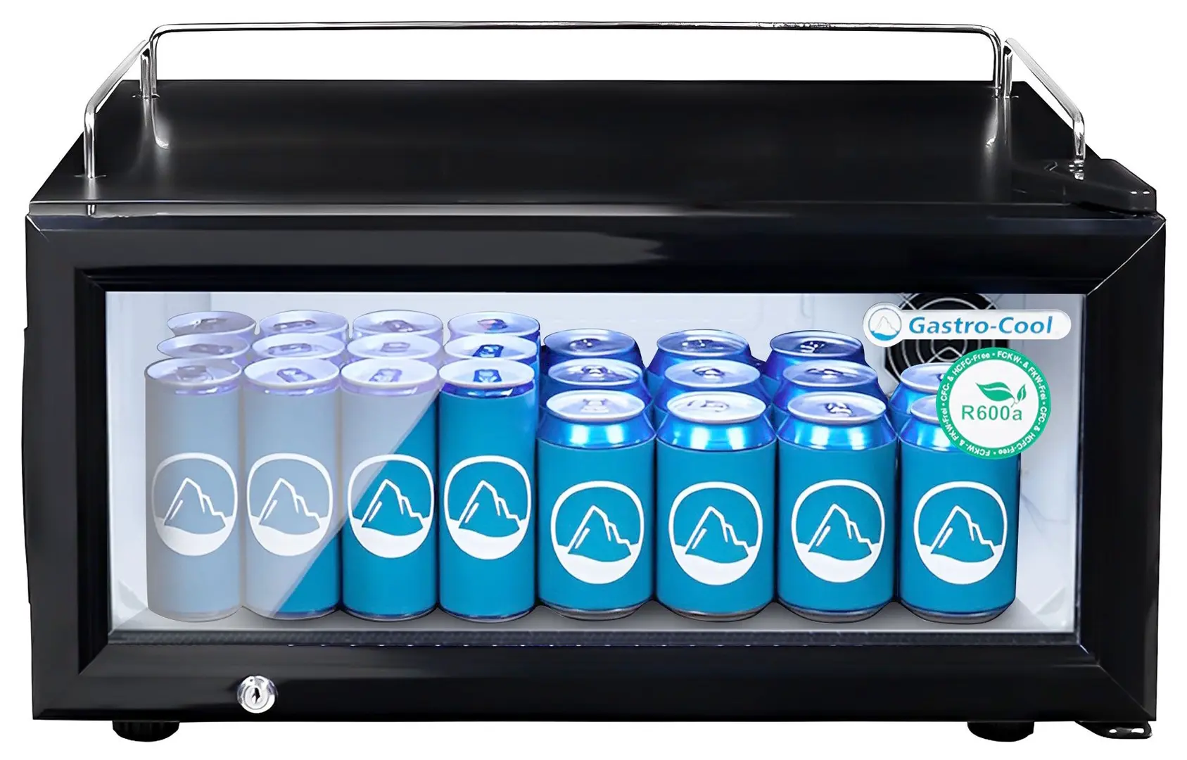 Vitrina frigorifica mini bar GGM Gastro-Cool GKSGC25 (Black)