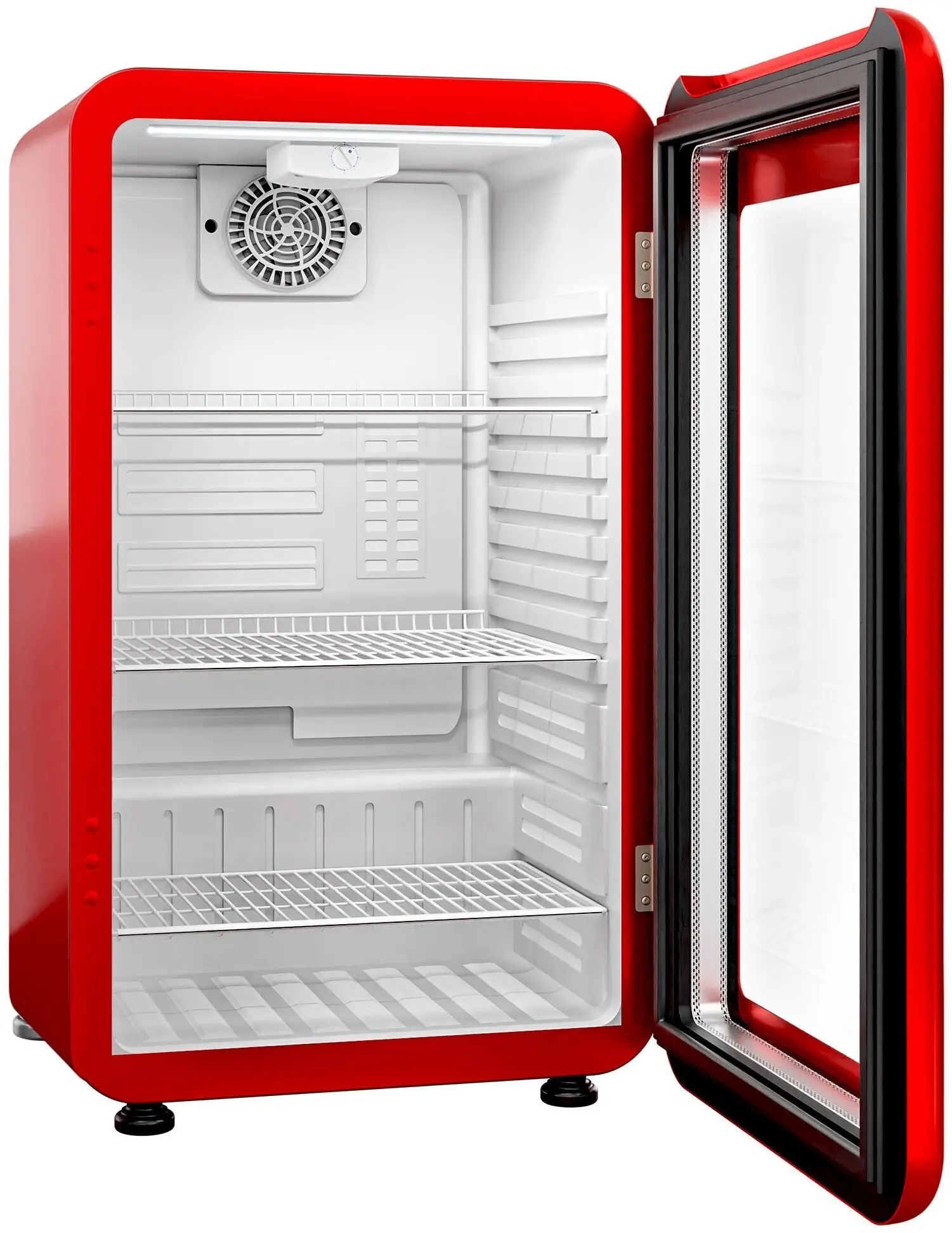 Vitrina frigorifica mini bar GGM Gastro MBKX136RN (Red) - 3