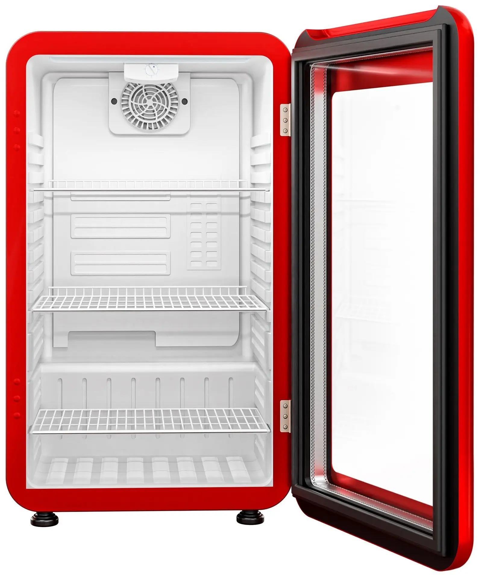 Vitrina frigorifica mini bar GGM Gastro MBKX136RN (Red) - 5