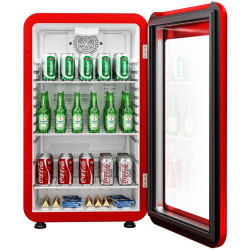 Vitrina frigorifica mini bar GGM Gastro MBKX136RN (Red) Thumb