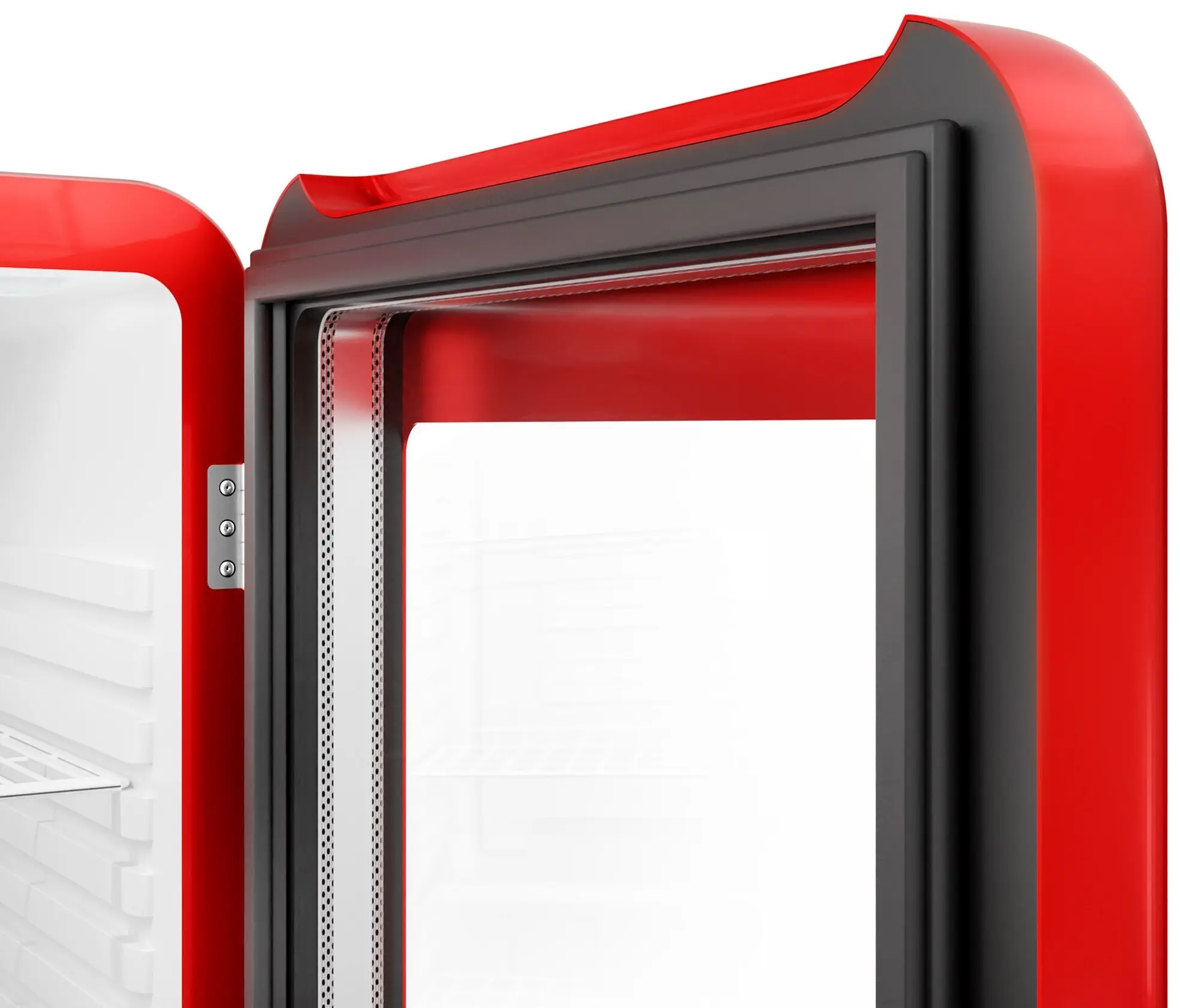 Vitrina frigorifica mini bar GGM Gastro MBKX136RN (Red) - 9