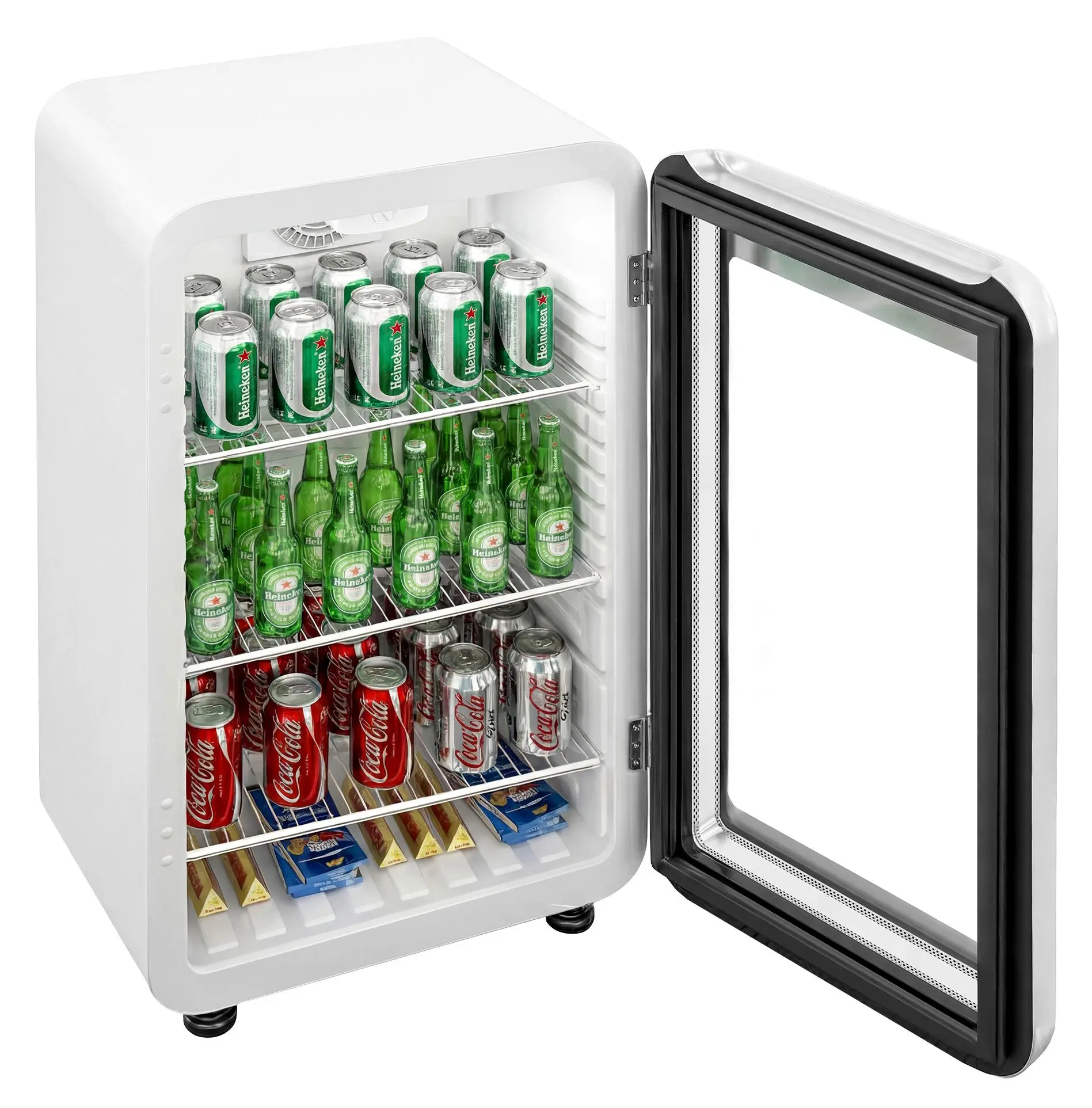 Холодильная витрина мини-бар GGM Gastro MBKX136WN (White) - 6