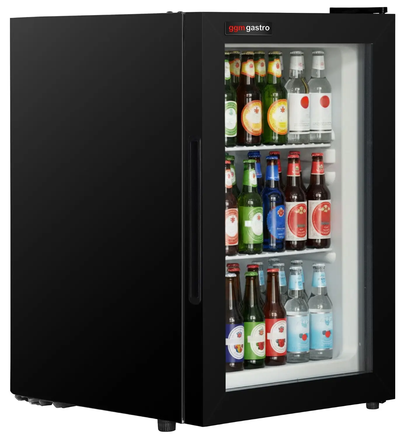 Vitrina frigorifica mini bar GGM Gastro MKH60 (Black)