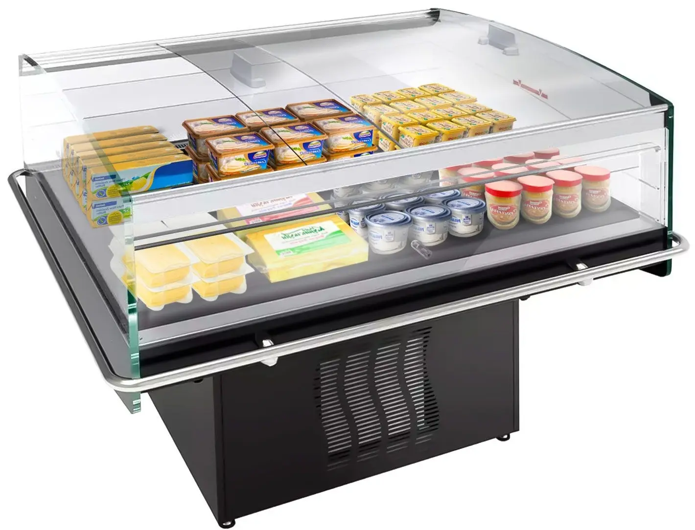 Vitrina frigorifica insulă GGM Gastro KTHA1013 (Black)