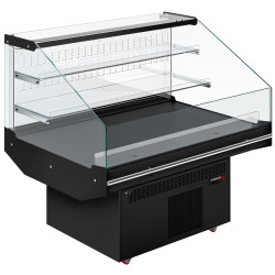 Vitrină frigorifică insulă GGM Gastro KTHDA130 (Black) Thumb