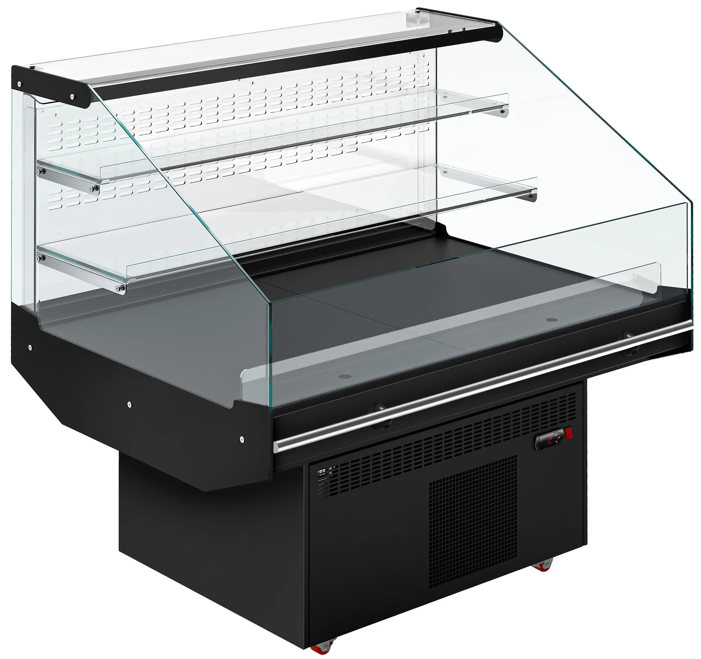 Vitrină frigorifică insulă GGM Gastro KTHDA130 (Black) - 2