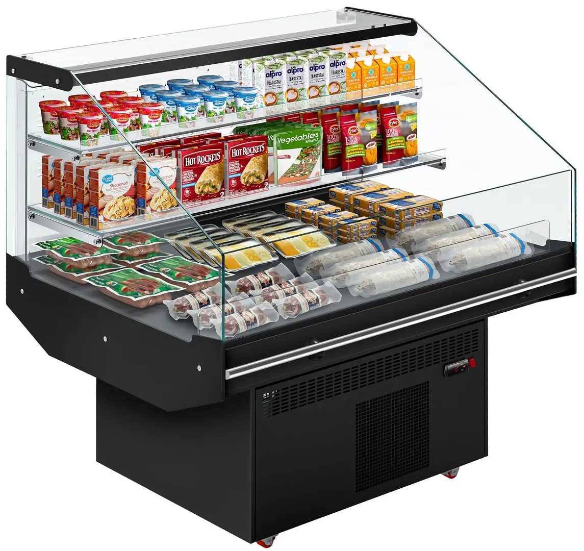Vitrină frigorifică insulă GGM Gastro KTHDA130 (Black)