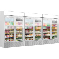 Set de vitrine frigorifice pentru bauturi GGM Gastro GK1200UG#3 (Grey)