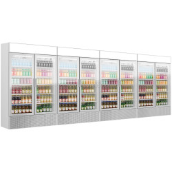 Set de vitrine frigorifice pentru bauturi GGM Gastro GK1200UG#4 (Grey)