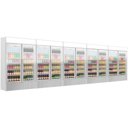 Set de vitrine frigorifice pentru bauturi GGM Gastro GK1200UG#5 (Grey)