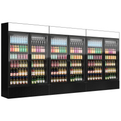 Set de vitrine frigorifice pentru bauturi GGM Gastro GK1200US#3 (Black)