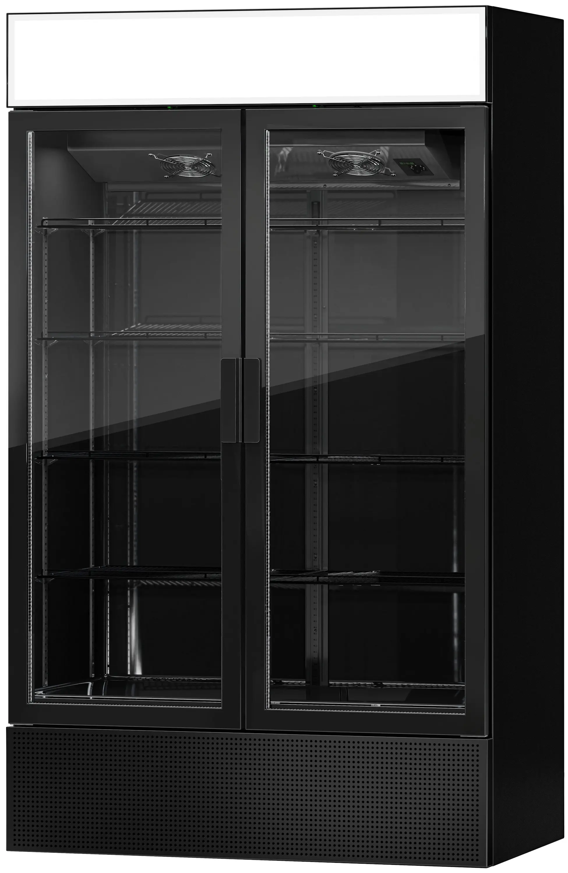 Комплект холодильных витрин для напитков GGM Gastro GK1200US#3 (Black) - 7