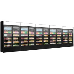 Set de vitrine frigorifice pentru bauturi GGM Gastro GK1200US#5 (Black)