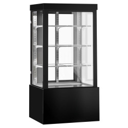 Кондитерская холодильная витрина GGM Gastro KTG107W (Black) Thumb