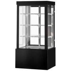 Кондитерская холодильная витрина GGM Gastro KTG107W (Black) Thumb