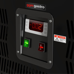 Кондитерская холодильная витрина GGM Gastro KTG107W (Black) Thumb