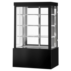 Кондитерская холодильная витрина GGM Gastro KTG127W (Black) Thumb