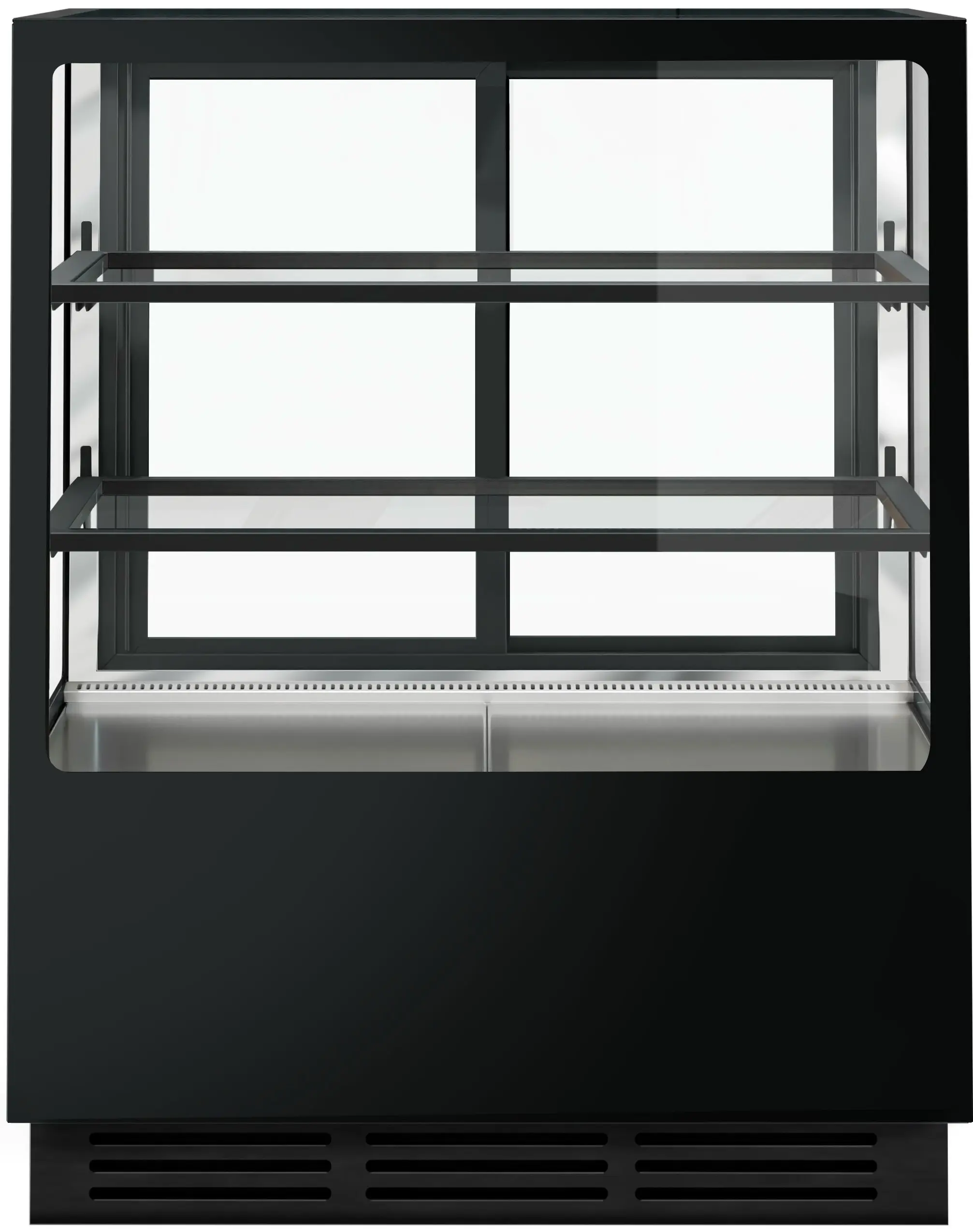 Vitrina frigorifica de patiserie GGM Gastro KTGSF107S (Black) - 2
