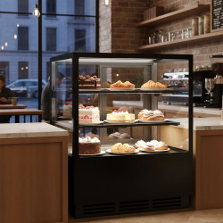 Vitrina frigorifica de patiserie GGM Gastro KTGSF107S (Black) Thumb
