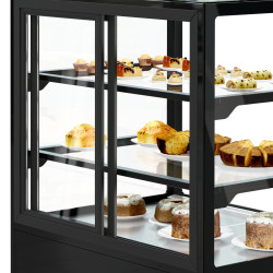 Vitrina frigorifica de patiserie GGM Gastro KTGSF107S (Black) Thumb