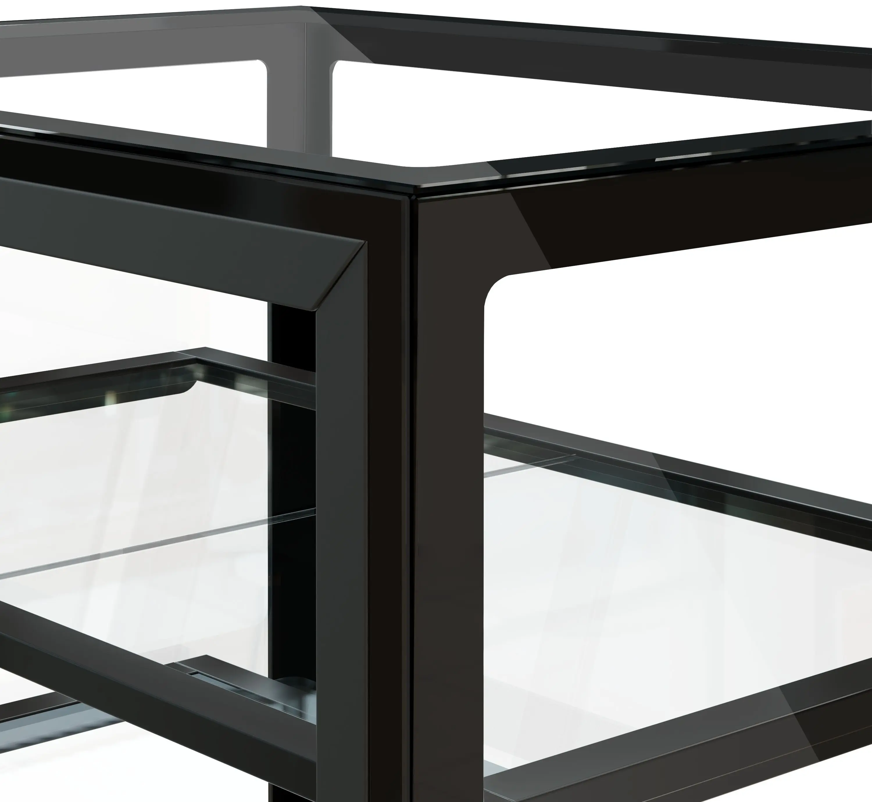 Vitrina frigorifica de patiserie GGM Gastro KTGSF107S (Black) - 6