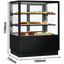 Vitrina frigorifica de patiserie GGM Gastro KTGSF107S (Black) Thumb