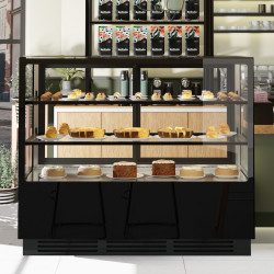 Vitrina frigorifica de patiserie GGM Gastro KTGSF157S (Black) Thumb