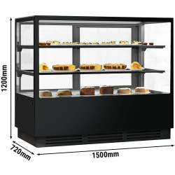Vitrina frigorifica de patiserie GGM Gastro KTGSF157S (Black) Thumb