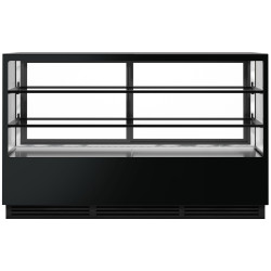Vitrina frigorifica de patiserie GGM Gastro KTGSF207S (Black) Thumb