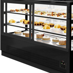 Vitrina frigorifica de patiserie GGM Gastro KTGSF207S (Black) Thumb