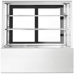 Кондитерская холодильная витрина GGM Gastro KTH12712A (Inox) Thumb