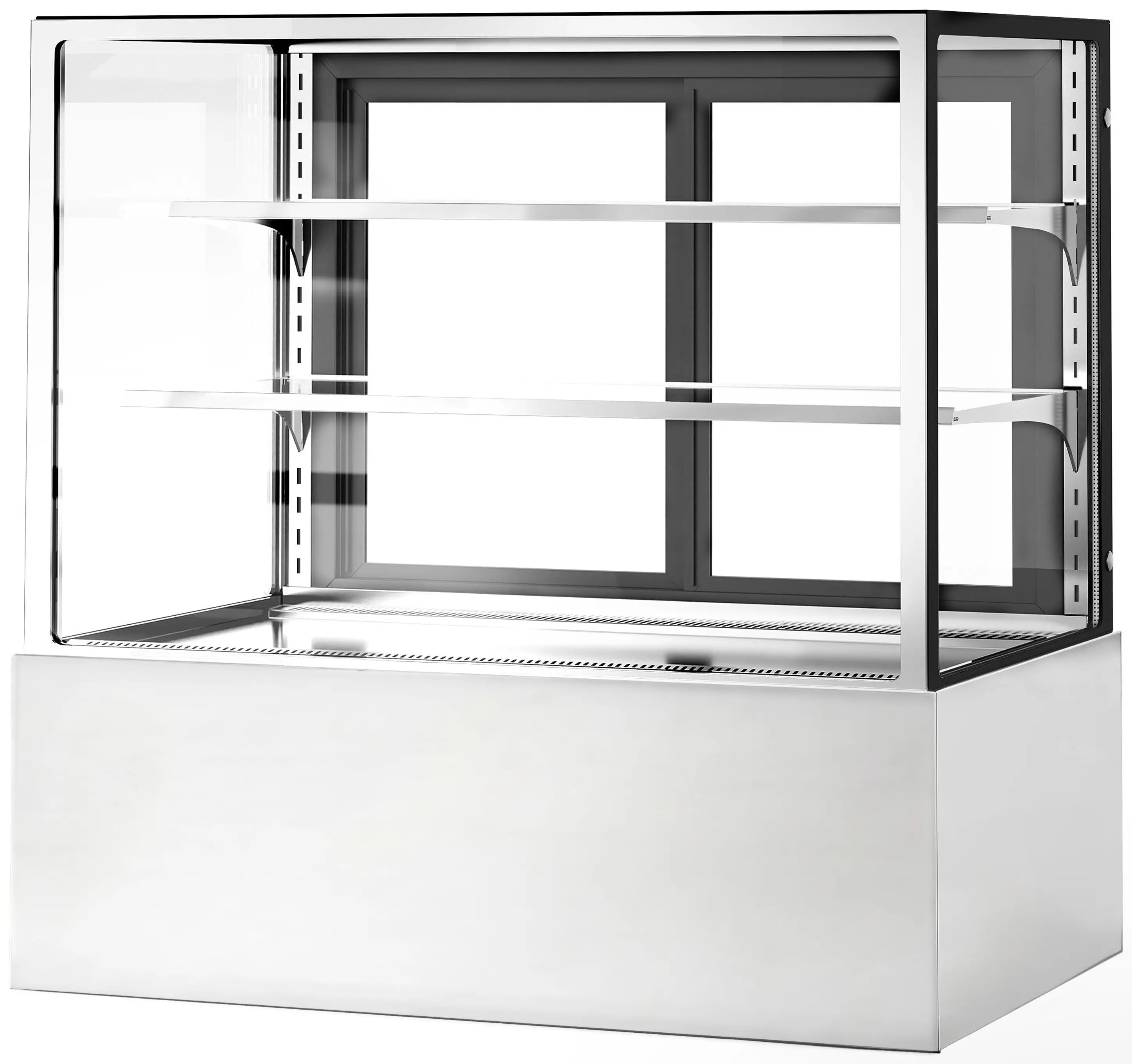 Кондитерская холодильная витрина GGM Gastro KTH12712A (Inox) - 3