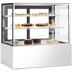 Vitrina frigorifica de patiserie GGM Gastro KTH12712A (Inox)