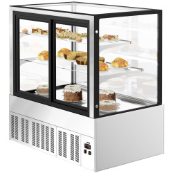 Кондитерская холодильная витрина GGM Gastro KTH12712A (Inox) Thumb