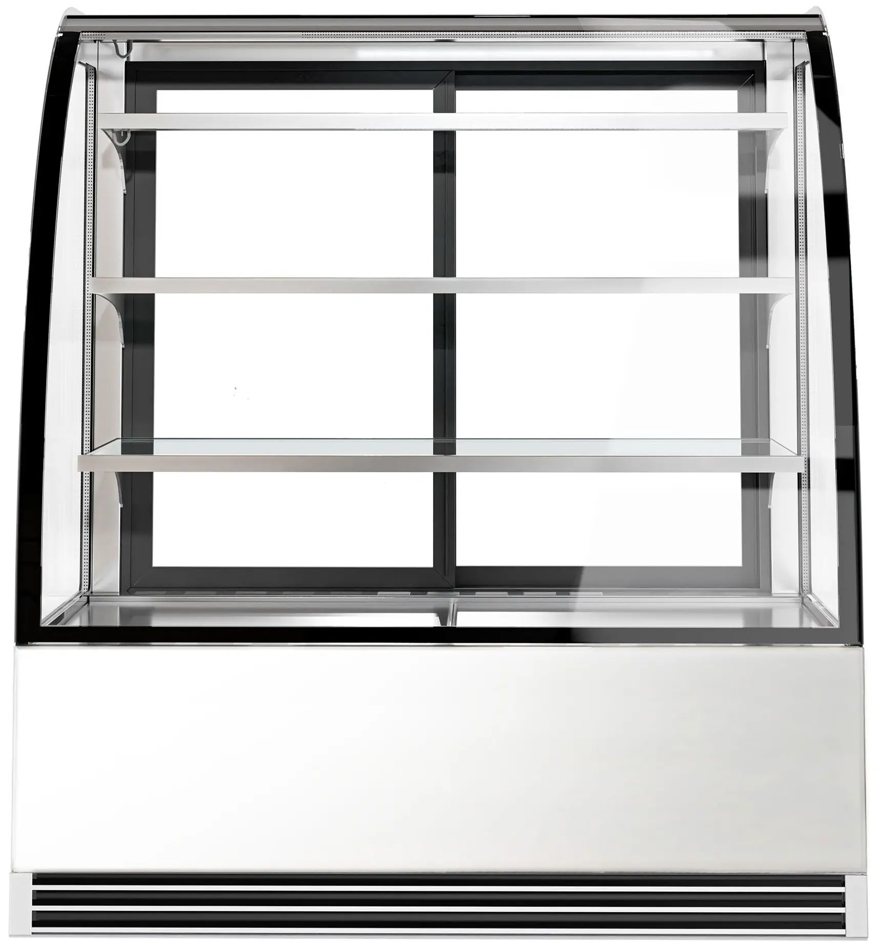 Vitrina frigorifica de patiserie GGM Gastro KTH12713R (Black/Inox) - 2
