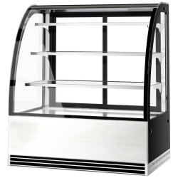 Vitrina frigorifica de patiserie GGM Gastro KTH12713R (Black/Inox) Thumb