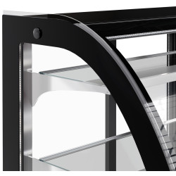Vitrina frigorifica de patiserie GGM Gastro KTH12713R (Black/Inox) Thumb