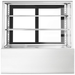 Vitrina frigorifica de patiserie GGM Gastro KTH15712A (Inox) Thumb