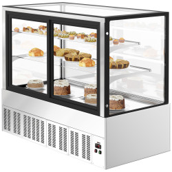 Vitrina frigorifica de patiserie GGM Gastro KTH15712A (Inox) Thumb