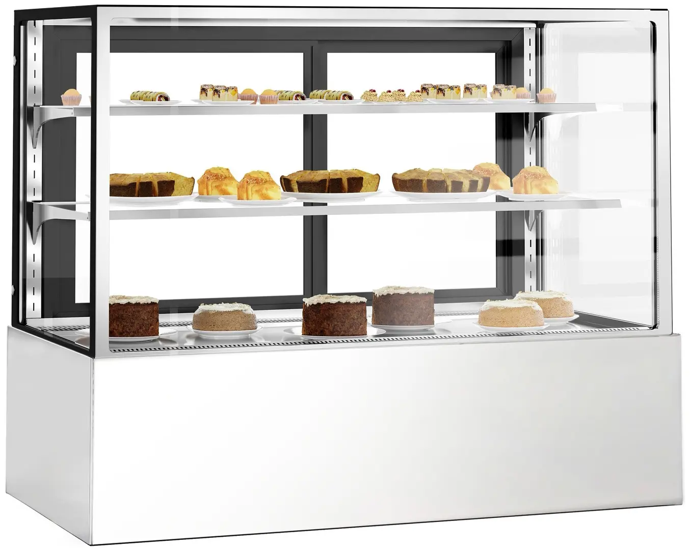 Vitrina frigorifica de patiserie GGM Gastro KTH15712A (Inox)