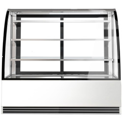 Vitrina frigorifica de patiserie GGM Gastro KTH15713R (Black/Inox) Thumb