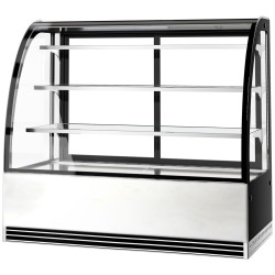 Vitrina frigorifica de patiserie GGM Gastro KTH15713R (Black/Inox) Thumb