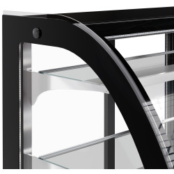 Vitrina frigorifica de patiserie GGM Gastro KTH15713R (Black/Inox) Thumb