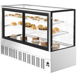 Vitrina frigorifica de patiserie GGM Gastro KTH18712A (Inox) Thumb