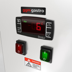 Vitrina frigorifica de patiserie GGM Gastro KTH18712A (Inox) Thumb