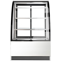Vitrina frigorifica de patiserie GGM Gastro KTH9713R (Black/Inox) Thumb